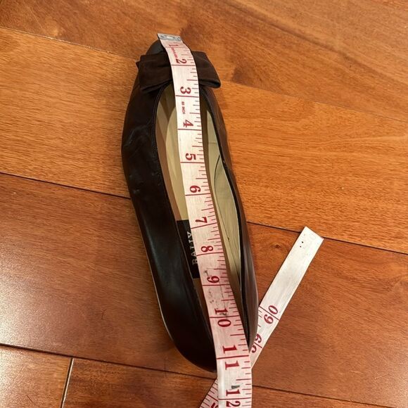 Bally Vintage Vision 7 Burgundy leather flat size 10 - Picture 11 of 11